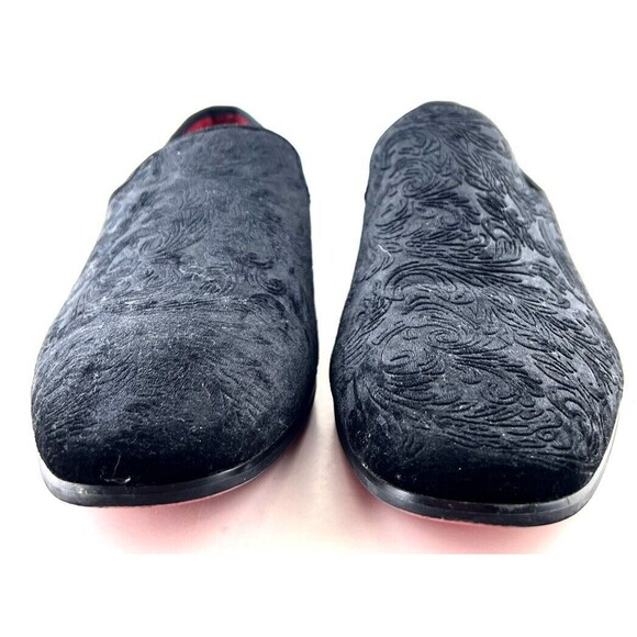La Milano Broderick II Black Velvet A120097 Slip On Loafers Men’s Size 13 main image 7